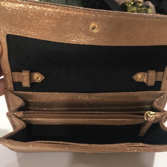 Cole Haan Wallet shimmer brown 8x4.5 leather - Picture 2 of 7